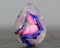 mineralists:

Cute pink and blue drusy cab
