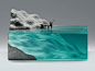 ben young turns the ocean abyss into glass and concrete landscapes