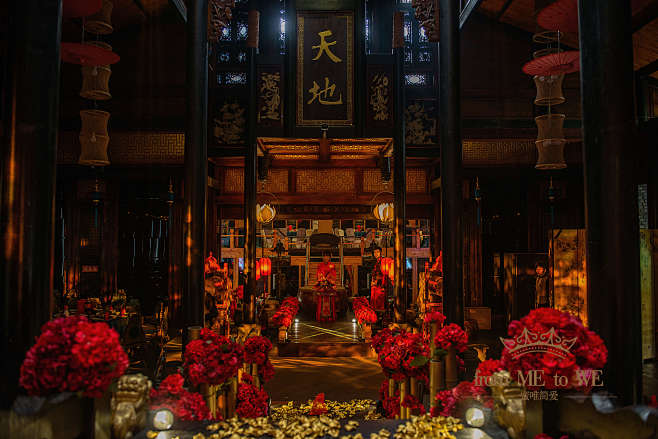 中式婚礼 天地牌匾