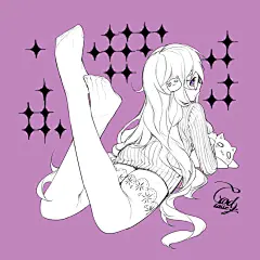 VOCALOID 洛天依 同人图 插画 壁纸 | VC全员摸鱼图 | 半次元-第一中文COS绘画小说社区