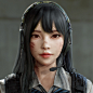 Gunslinger Girl, HyungJin Yang : This is the character I've been working on . 
Rendered in Marmoset toolbag 3