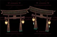 游戏美术素材 国风玄幻卡通Q角色人物场景怪物3D模型 3dmax源文件-淘宝网