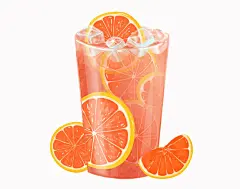 三款果茶插画分享 - 小红书