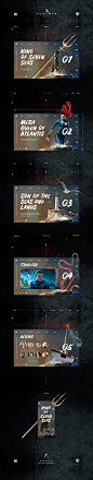 Aquaman - Web Design : Aquaman - Web Concept