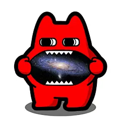 R30【2017.05.19魔鬼猫表情-大嘴】#全身 宇宙 掰开 星系 张嘴 吞噬 魔性 斗图 zombiescat