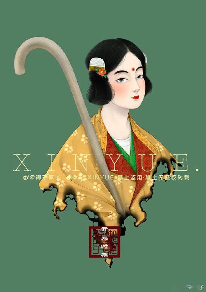 美到犯规！这位插画师笔下的大唐女子太惊艳...