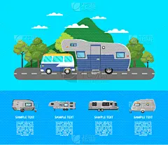 非都市风光,旅游目的地,旅行者,家庭,地形,图像,矢量,露营,放松