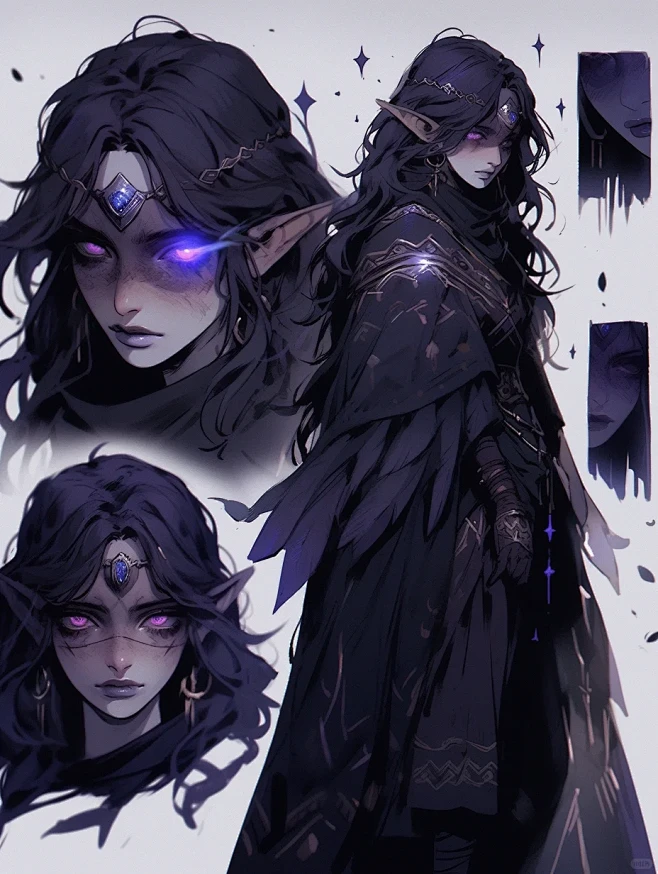 角色|黑暗精灵女