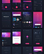 Products : Must have premium UI Kit for iOS music related apps. 30+ Carefully designed Sketch compatible mobile screens will help you to prototype, design & build any music related app. There is everything that you need for music related app, main fea