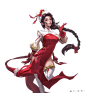 木童-鱼子的照片---微相册@_鹤白采集到角色原画丨国风设定丨女1260图_花瓣