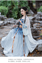 钟灵记乔松揽雪:长干寺宽袖合围裙长褙子宋抹汉服女绣花2022春夏-tmall.com天猫