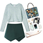 #contestentry #CasualChic #casual #sweet #cute #lovely #perfect #fresh #natural #mintgreen #green #dark #light #soft #pastels #Sweatshirt #skirts #monki #ElieSaab #teen #dolceandgabbana #clutch #white #pale #indie #Color #StreetStyle #StreetChic #trend #v