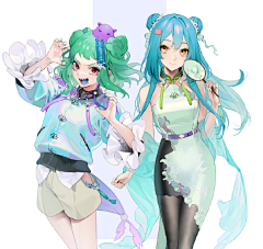 乘小一采集到日韩原画人物