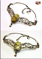 Babylon II v.2- wire wrapped necklace by ~mea00 on deviantART@北坤人素材