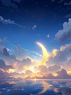 手机壁纸丨星空日常 |星月交辉