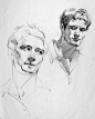 A couple of quick life sketches from my art archive.