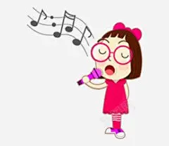 唱歌 平面电商 创意素材