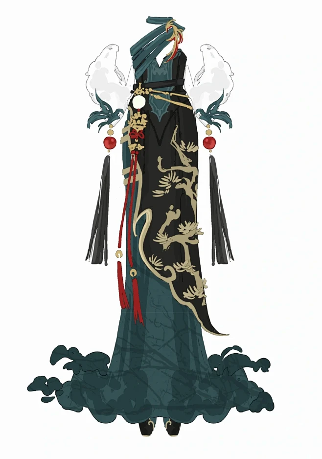 【oc免服】优雅新中式款 - 小红书-花瓣网