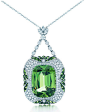 2013 Tiffany Blue Book高级珠宝系列 沙弗莱石项链