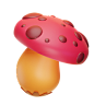 Blender三维秋季秋天蘑菇元素设计素材Blend源文件：