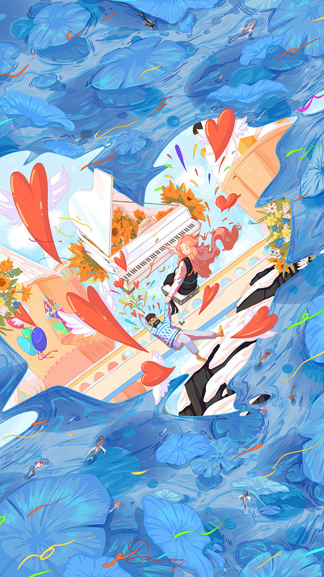《交错的邂逅》_Stx294__插画师作...