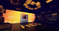 3D conference design Event launch Stage visual