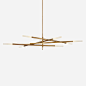 ROUSSEAU GRANDE EIGHT LIGHT ARTICULATING CHANDELIER