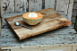 Cutting and Serving Tray: Large by Peg and Awl : This board will spruce up any counter or table. Made of reclaimed maple it can be used to cut up your fresh produce and serve a delicious meal. The