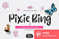 Pixie ring 可爱少女风英文艺术字体  - PS饭团网psefan.com