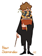 hufflepuff!Newt-┓┏ 凵 =╱⊿┌┬┐