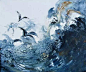 油画 | 英国艺术家Maggi Hambling生命里的浪花