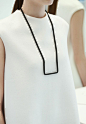 Simple Lines - chic minimalism, black & white fashion details // COS