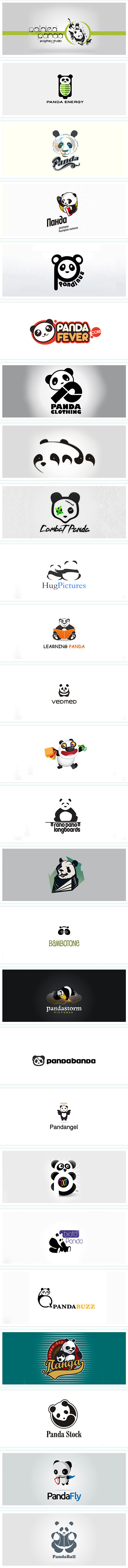 可爱的熊猫LOGO设计.jpg