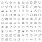 Two Grey Icons Set UI设计 矢量素材 图标设计 sketch_UI设计_Icon图标