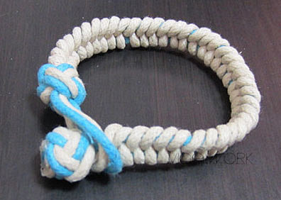 手工绳编手环/手链的编织方法教程