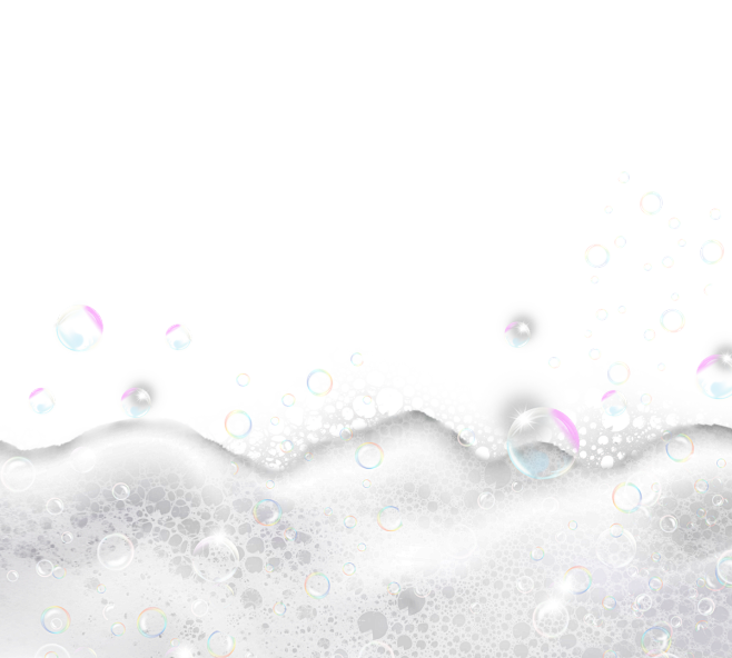 白色泡沫