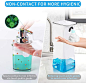 Amazon.com: YINEME 自动泡沫洗手液分液器，12 盎司（约 354.9 毫升），适用于浴室厨房: Home & Kitchen