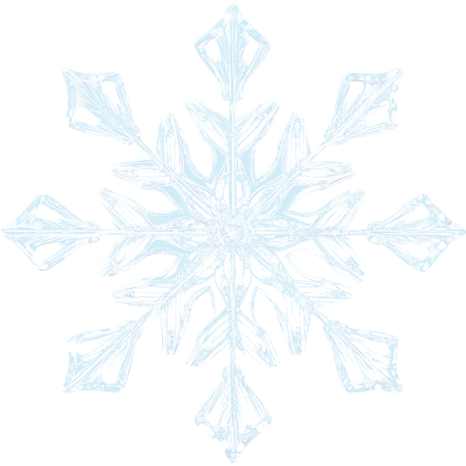 3D立体透明雪花贴纸10