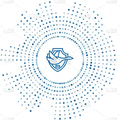 分离着色,装饰鸭,计算机图标,线条,盾,青绿色,运动,野生动物,直的