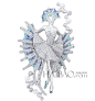 梵克雅宝VCA (Van Cleef & Arpels) 2014年Ballet Precieux芭蕾舞系列珠宝
《金鱼》 (Le Poisson dore) 胸针