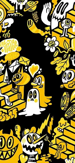 手机壁纸｜涂鸦壁纸｜个性壁纸@悟空壁纸的动态