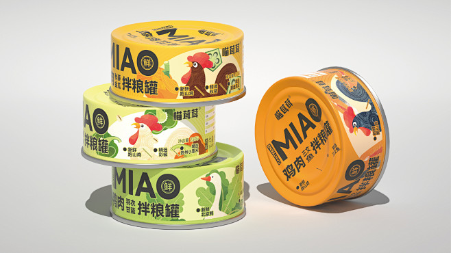 尚智喵茸茸｜宠物食品猫粮狗粮包装｜食品包...