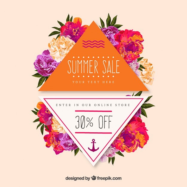 Colorful summer sale...