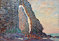 The Rock Needle Seen through the Porte d'Aval, 1886 淘宝：名画资源店