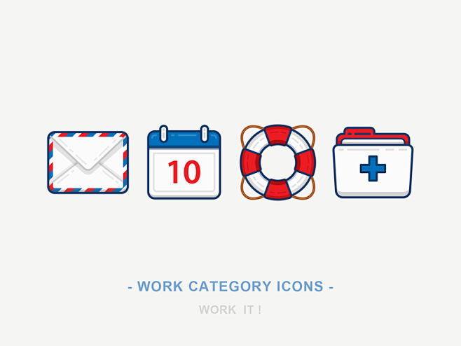 Work Category Icons