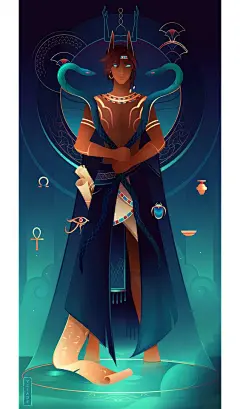 Heka ~ Egyptian Gods by Yliade on DeviantArt