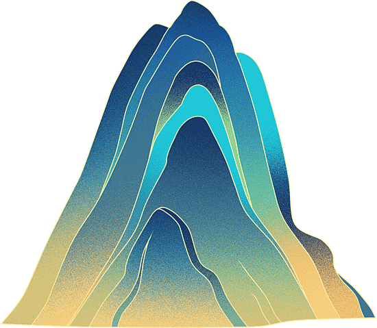 山水国潮插画-山5