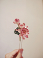 记录第三支簪，看看怎么夸，主打俩字好看#绒花 #汉服发饰 #非遗绒花#手作 - 小红书