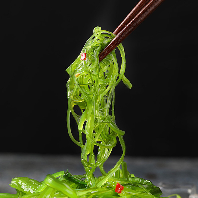 新鲜即食海藻酸甜中华海草沙律寿司食材海藻...