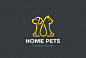宠物logo标志矢量图素材